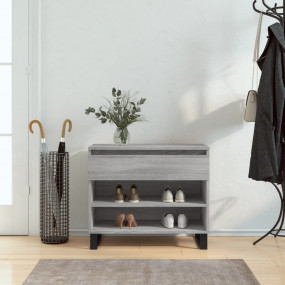 Shoe Cabinet Grey Sonoma Engineered Wood Medium Shoe Ca...