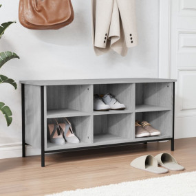 Shoe Cabinet Grey Sonoma Engineered Wood Medium Shoe Ca...