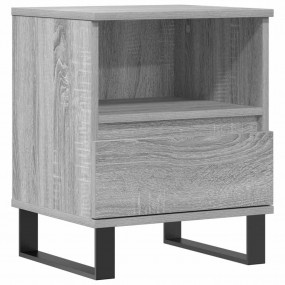 Bedside Cabinet Grey Sonoma Engineered wood 15.7 x 13.8...