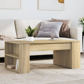 Coffee Table Sonoma Oak Engineered Wood Small Coffee Ta...