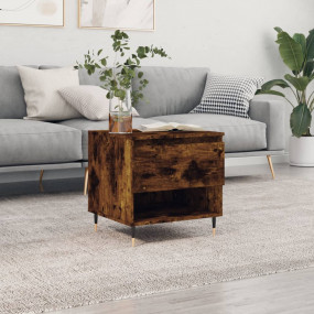 Coffee Table Smoked oak Engineered wood, Metal 19.7x18....