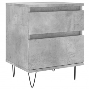 Bedside Cabinet Concrete grey Engineered wood, metal