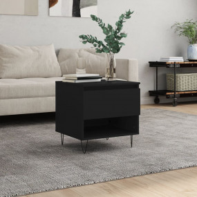 Coffee Table Black Engineered wood, metal 19.7 in Coffe...