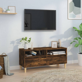 TV Cabinet Smoked Oak Engineered wood, Eucalyptus wood
