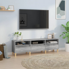 TV Cabinet Gray sonoma Engineered wood 59 in x 11.8 in ...