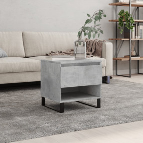 Coffee Table Concrete grey Engineered wood 19.7x18.1x19...