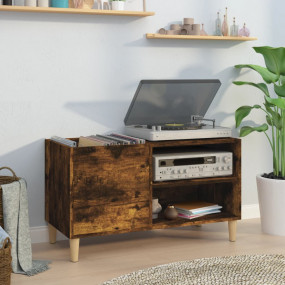 Record Cabinet Smoked Oak Engineered wood and solid euc...