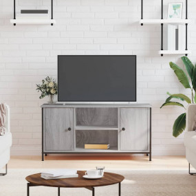 TV Cabinet Grey Sonoma Engineered wood, Iron 39.4 x 15....