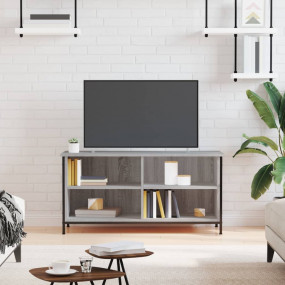TV Cabinet Gray Sonoma Engineered wood, Iron Medium TV ...