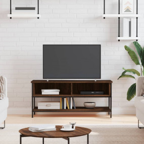 TV Cabinet Brown Oak Engineered wood, iron Medium TV Ca...