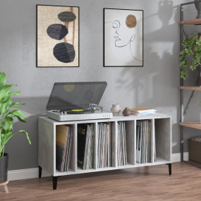 Record Cabinet Concrete grey Engineered wood, metal Rec...