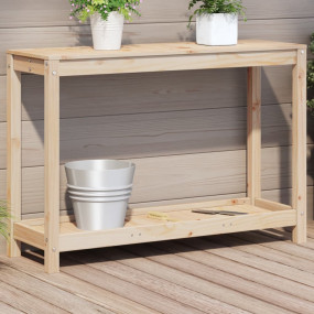 Potting Table Natural wood Solid Pine Wood Medium Potti...