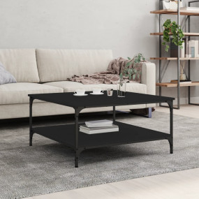 Coffee Table Black Engineered wood Medium Coffee Table ...