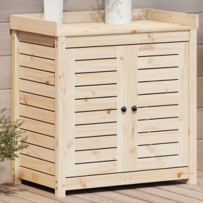 Potting Table Natural pine Solid pine wood Medium Potti...