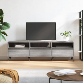 TV Cabinet Grey Sonoma Engineered Wood Large TV Cabinet