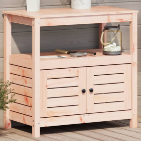 Potting Table Natural Wood Solid Douglas Fir wood Mediu...