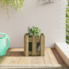 Garden Planter Natural Treated Wood Small Durable