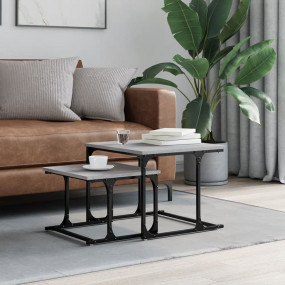 Nesting Coffee Table Grey Sonoma Engineered wood, metal...