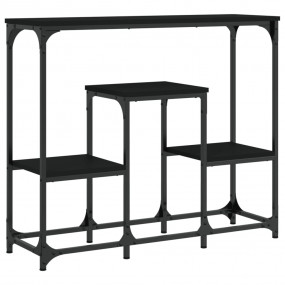 Console Table Black Engineered wood 35.2 x 11.0 x 29.9 ...