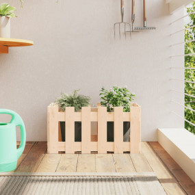 Garden Planter Natural wood Solid pine wood (untreated)...