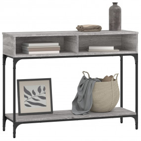 Console Table Grey Sonoma Engineered wood, metal Consol...