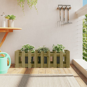 Garden Raised Bed Natural Pine Vacuum pressure treated ...