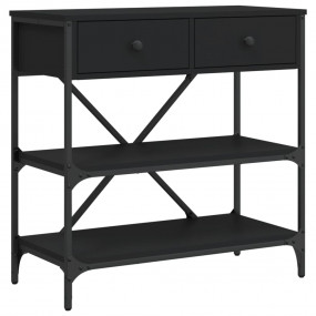 Console Table Black Engineered wood, metal Medium Conso...