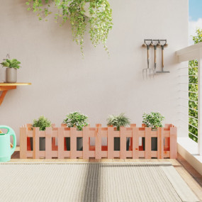 Garden Raised Bed Brown Solid Douglas wood 59.1 x 11.8 ...