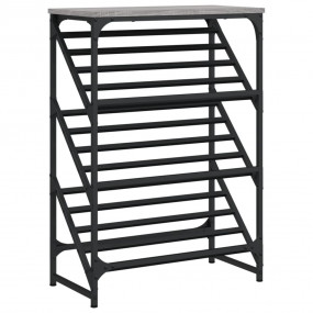 Shoe Rack Grey Sonoma Engineered Wood Medium Shoe Rack
