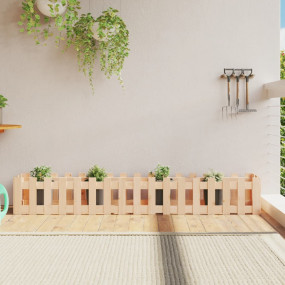 Garden Raised Bed Natural Pine Solid Pine Wood
