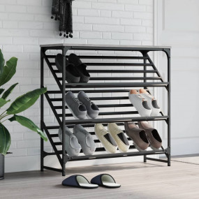 Shoe Rack Grey Sonoma Engineered wood Medium Shoe Rack