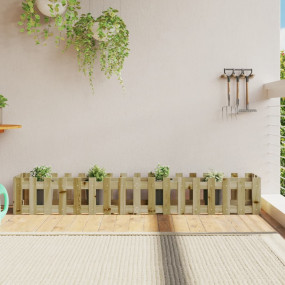 Garden Raised Bed Pine Treated wood 78.7x11.8x11.8 in
