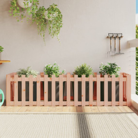 Garden Raised Bed Natural Wood Solid Douglas wood 78.7x...