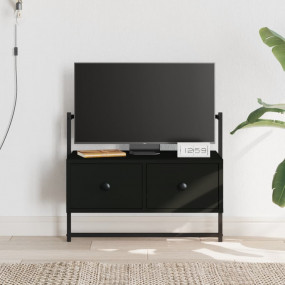 TV Cabinet Black Engineered wood, metal 23.8x11.8x20.1 ...