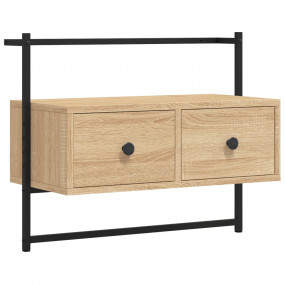 TV Cabinet Sonoma Oak Engineered wood, Metal Medium Wal...