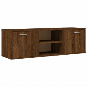 TV Cabinet Brown Oak Engineered Wood Medium TV Cabinet