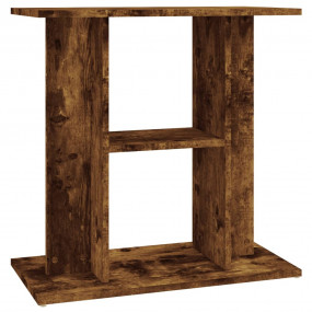 Aquarium Stand Smoked Oak Engineered Wood Aquarium Stan...