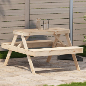 Picnic Table Pine Solid pine wood Medium Picnic Table
