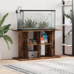 Aquarium Stand Smoked Oak Engineered wood 39.4 x 15.7 x...