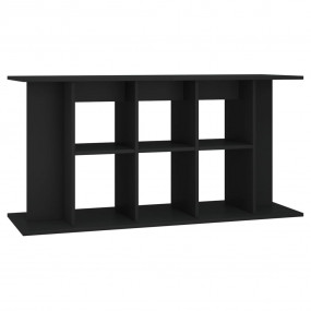 Aquarium Stand Black Engineered wood Large Storage
