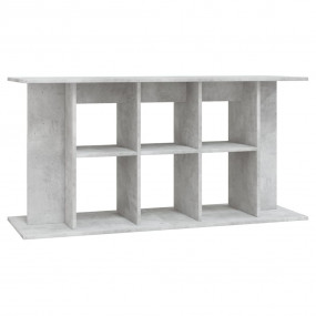 Aquarium Stand Concrete Grey Engineered Wood 47.2 in
