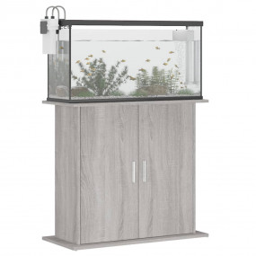 Aquarium Stand Gray Sonoma Engineered wood Aquarium Sta...