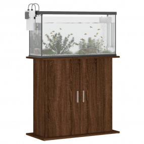 Aquarium Stand Brown Oak Engineered Wood Standard Aquar...