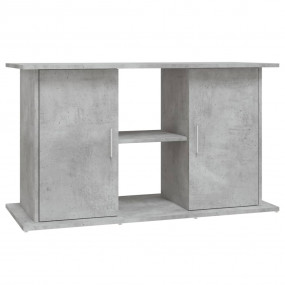 Aquarium Stand Concrete Gray Engineered Wood Large Stor...