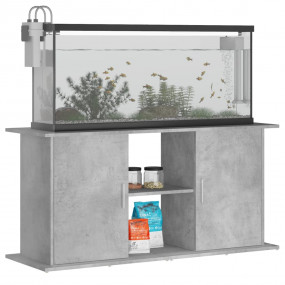 Aquarium Stand Concrete grey Engineered wood 47.6 x 16....