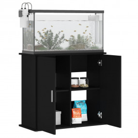 Aquarium Stand Black Engineered wood 31.9 x 14.2 x 28.7...