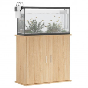 Aquarium Stand Sonoma oak Engineered wood Medium Aquari...