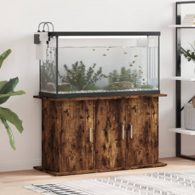 Aquarium Stand Smoked Oak Engineered Wood 40.0 x 16.1 x...
