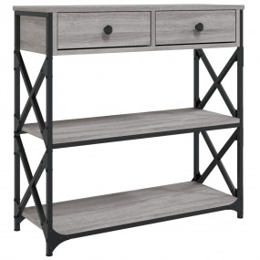 Console Table Grey Sonoma Engineered wood, metal Adjust...