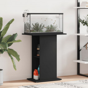 Aquarium Stand Black Engineered wood 23.8 x 14.2 x 28.5...